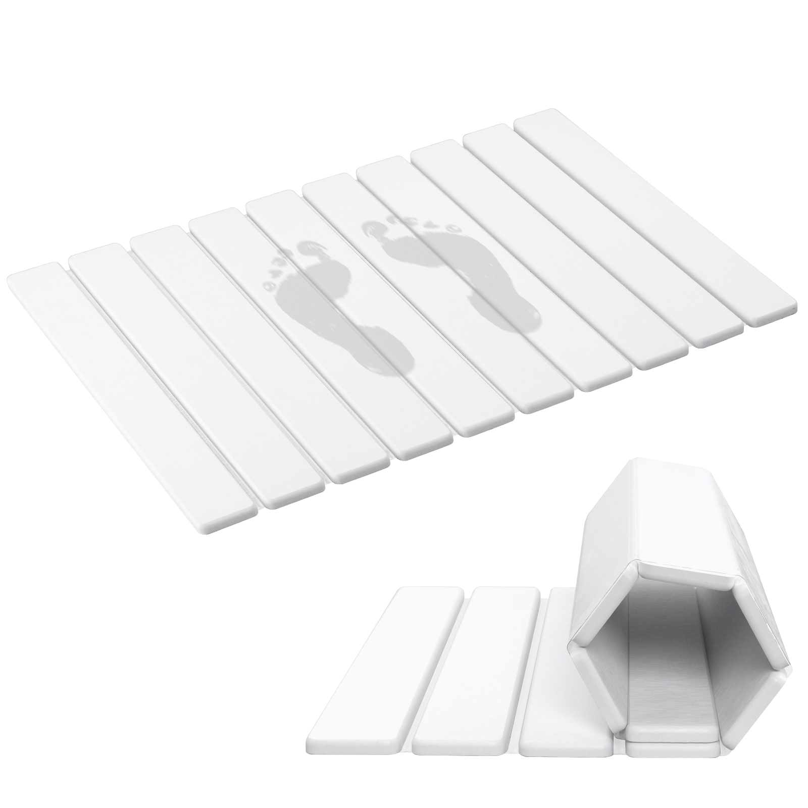 Foldable Stone Bath Mat 60×39cm White - thmins-stone-bath-mat-60x39-folding-white-bath-mat-01