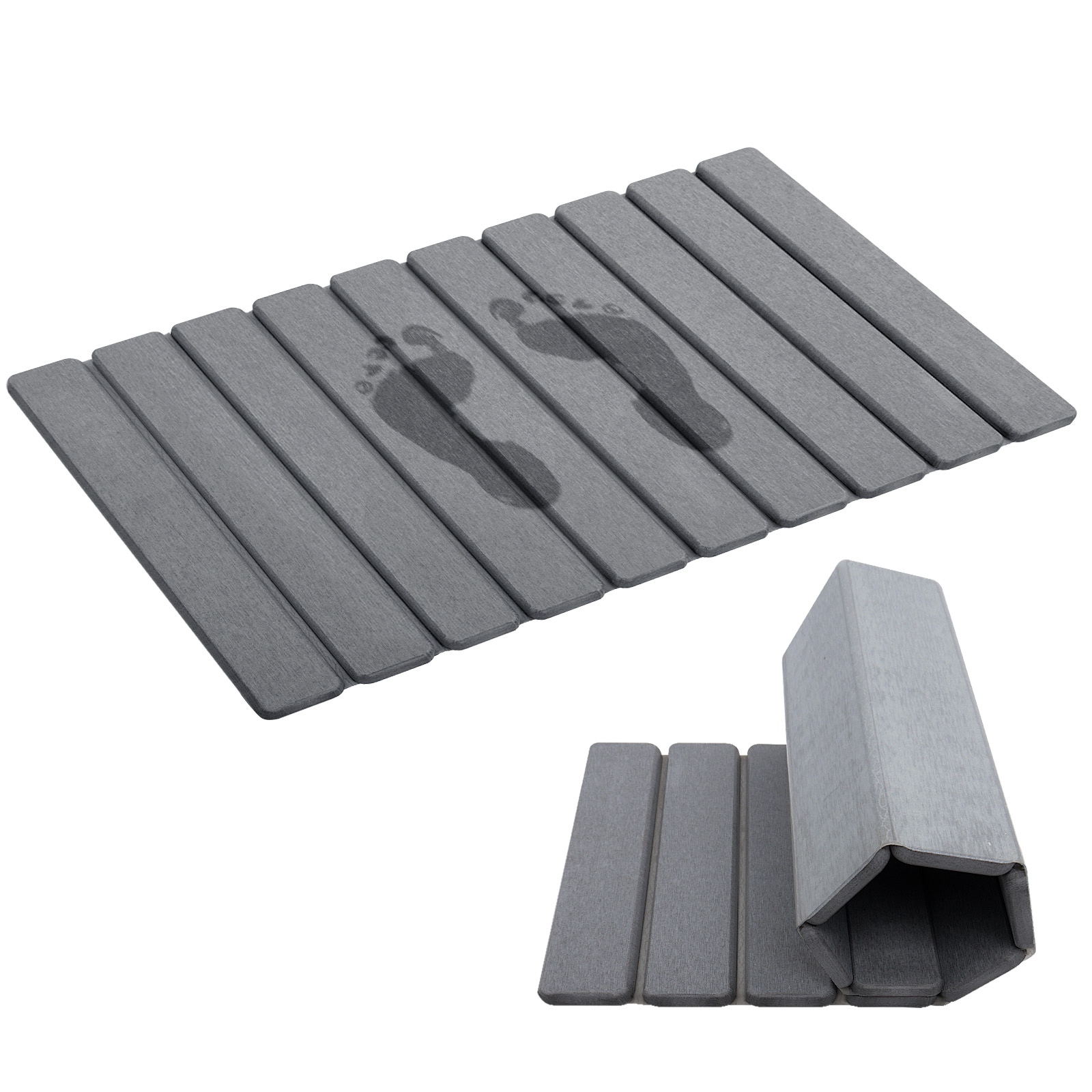 Foldable Stone Bath Mats